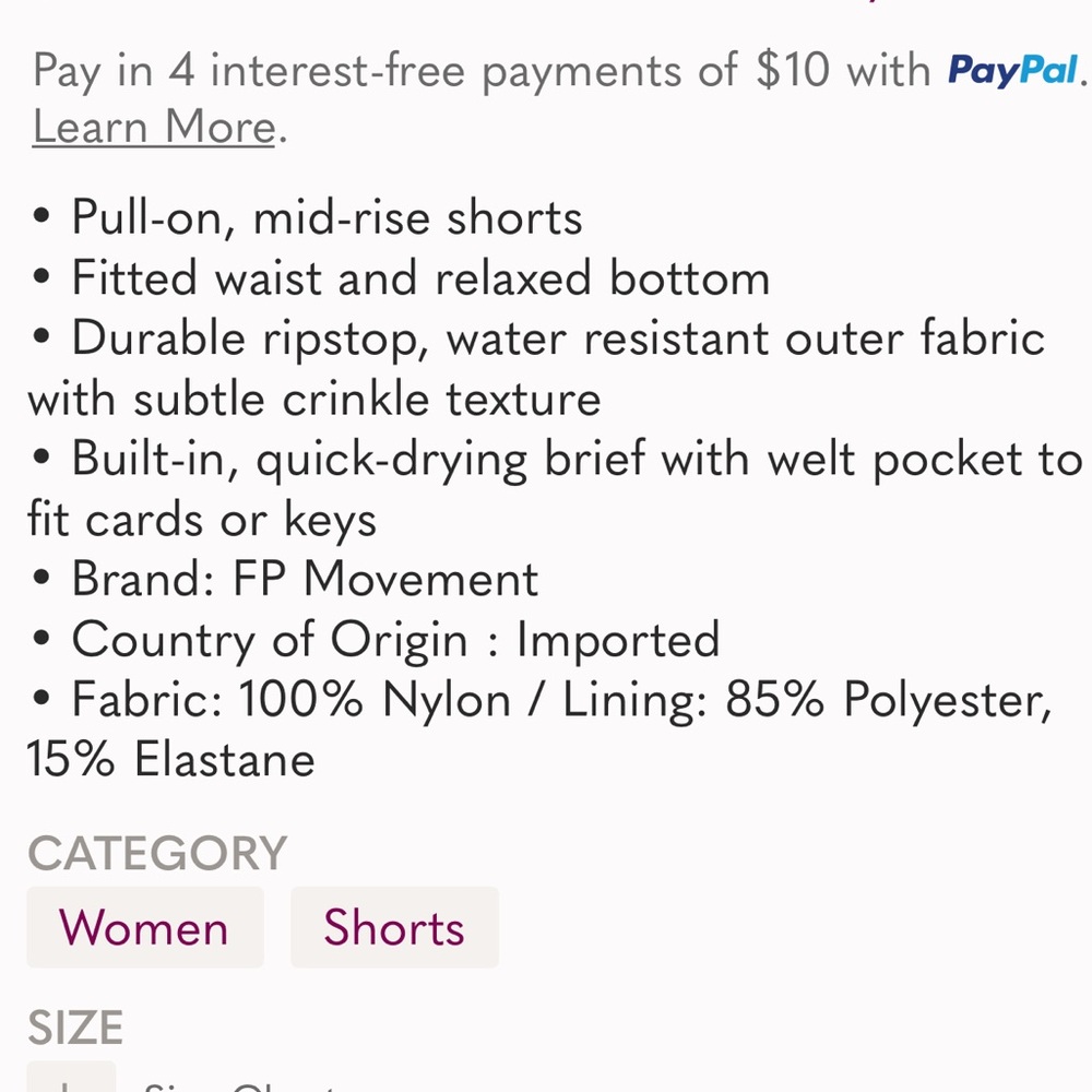 Free People Varsity Blues Shorts - Picture 9 of 9